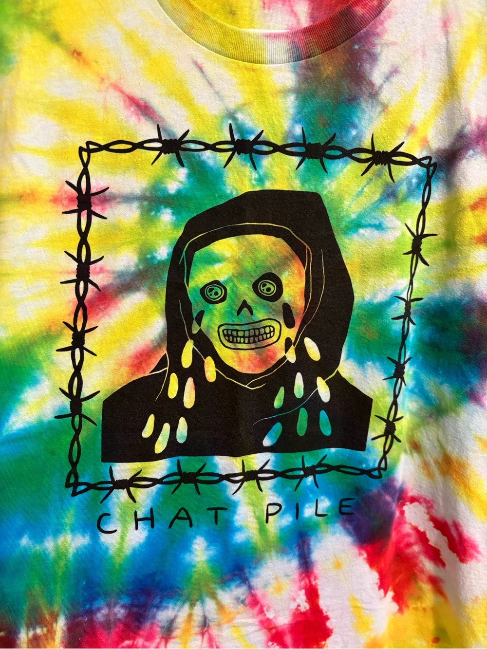 Chat Pile t-shirt, men’s size M/L - Picture 2 of 5